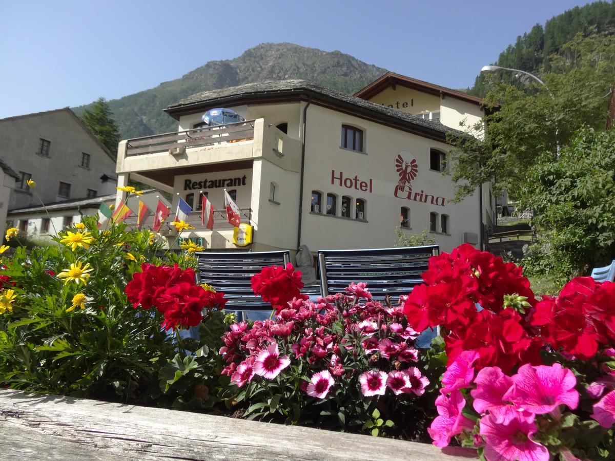 Hotel-Restaurant Grina Simplon Exterior foto