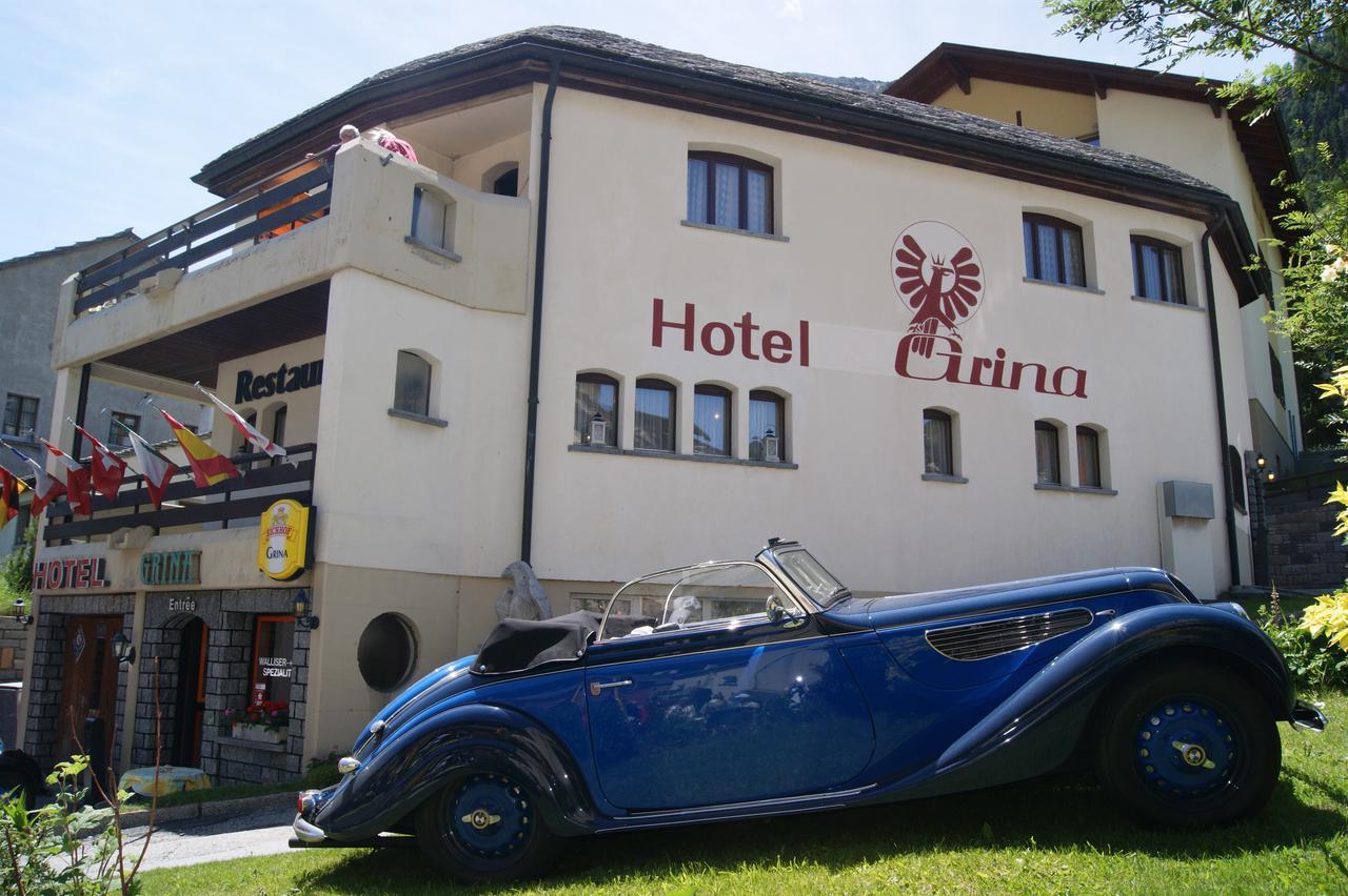 Hotel-Restaurant Grina Simplon Exterior foto